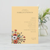 Elegante beigefarbene Hochzeitszeremonie mit flora Programm (Stehend Vorderseite)