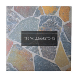 Elegante bemalte Steine / dekorative Steine Fliese