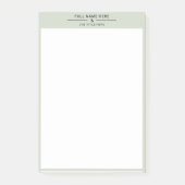 Elegante benutzerdefinierte Anmerkungen für Worksp Post-it Klebezettel (Vorderseite)