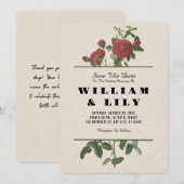 Elegante, benutzerdefinierte Einladungs-Vorlage fü Einladung (Vorne/Hinten)