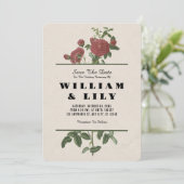 Elegante, benutzerdefinierte Einladungs-Vorlage fü Einladung (Stehend Vorderseite)