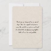 Elegante, benutzerdefinierte Einladungs-Vorlage fü Einladung (Rückseite)