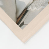 Elegante benutzerdefinierte Familienname 7 - FotoC Fleecedecke (Ecke)