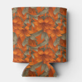 Elegante benutzerdefinierte Lilien Blumige Natur-I Dosenkühler (Rückseite)