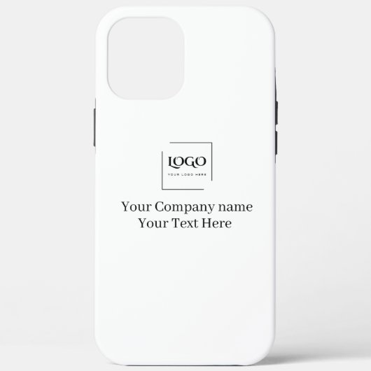 Elegante benutzerdefinierte Logo-Vorlage Case-Mate iPhone Hülle (Rückseite)