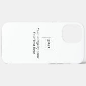 Elegante benutzerdefinierte Logo-Vorlage Case-Mate iPhone Hülle (Rückseite (Horizontal))