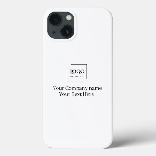 Elegante benutzerdefinierte Logo-Vorlage Case-Mate iPhone Hülle (Rückseite)