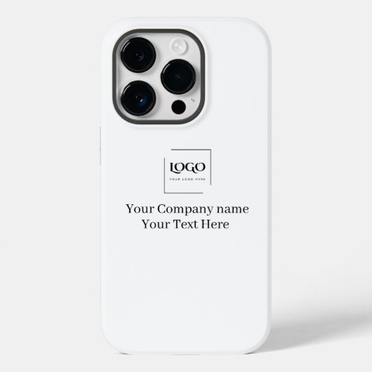 Elegante benutzerdefinierte Logo-Vorlage Case-Mate iPhone Hülle (Rückseite)