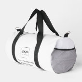 Elegante benutzerdefinierte Logo-Vorlage Duffle Bag (Rechte Ecke)