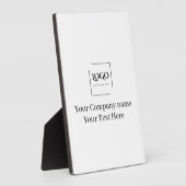 Elegante benutzerdefinierte Logo-Vorlage Fotoplatte (Seite)
