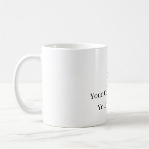 Elegante benutzerdefinierte Logo-Vorlage Kaffeetasse