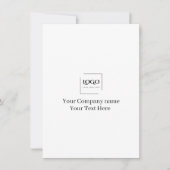 Elegante benutzerdefinierte Logo-Vorlage Karte (Vorderseite)
