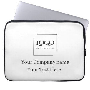 Elegante benutzerdefinierte Logo-Vorlage Laptopschutzhülle