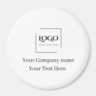 Elegante benutzerdefinierte Logo-Vorlage Magnet