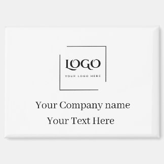 Elegante benutzerdefinierte Logo-Vorlage Magnet