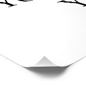 Elegante benutzerdefinierte Logo-Vorlage Poster (Ecke)