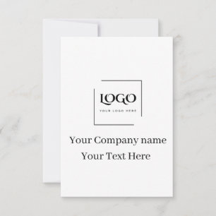 Elegante benutzerdefinierte Logo-Vorlage Save The Date