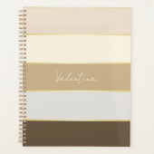 elegante, benutzerdefinierte Sommerfarben Farbbloc Planer (Vorderseite)