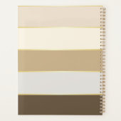 elegante, benutzerdefinierte Sommerfarben Farbbloc Planer (Rückseite)