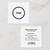 Elegante benutzerdefinierte Visitenkarte |Minimale (Vorne/Hinten)