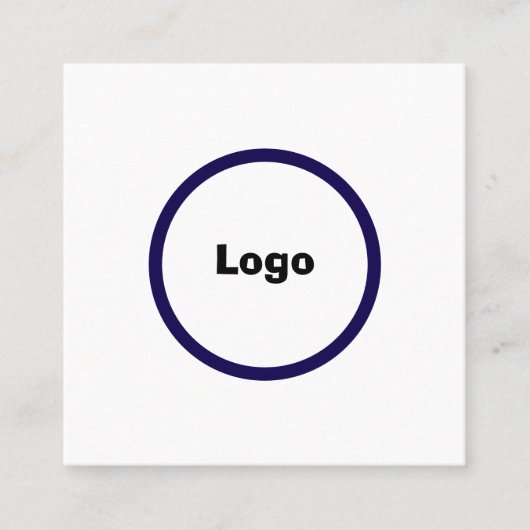 Elegante benutzerdefinierte Visitenkarte |Minimale (Vorderseite)