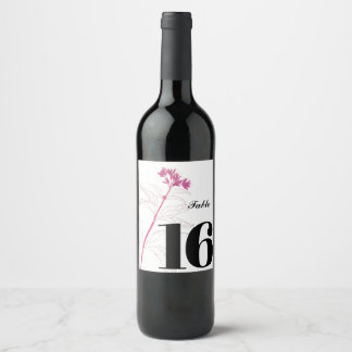 Elegante benutzerdefinierte Weinlabel-Party-Tisch- Weinetikett