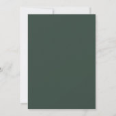 Elegante Bergsonnenuntergangs-Natur-Hochzeit Einladung (Rückseite)