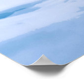 Elegante Bergwölfe Kunst | Poster (Ecke)