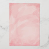 Elegante Berries Happy Holidays Weihnachtskarte Folieneinladung (Rückseite)