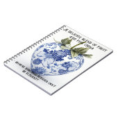 Elegante Berries Notizblock (Linke Seite)