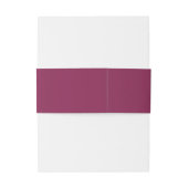 Elegante Berry Wedding Invitation Bly Band (Rückseitenbeispiel)