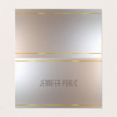 Elegante Beruflich Ausgezeichnete moderne Vorlage Visitenkarten (Außenseite Aufgefaltet)