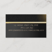 Elegante Beruflich Chic Luxus Lipno Visitenkarte (Rückseite)