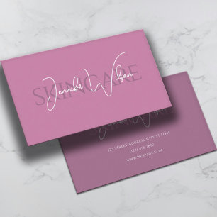 Elegante beruflich minimalistische Hautpflege Visitenkarte