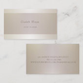 Elegante Beruflich Moderne einfach Visitenkarte (Vorne/Hinten)