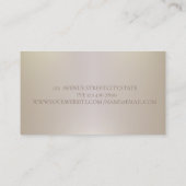 Elegante Beruflich Moderne einfach Visitenkarte (Rückseite)