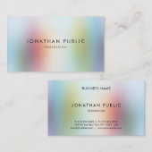 Elegante Beruflich Moderne Moderne Kunst, Kultur u Visitenkarte (Vorne/Hinten)