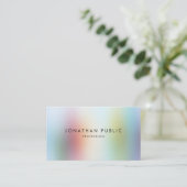 Elegante Beruflich Moderne Moderne Kunst, Kultur u Visitenkarte (Stehend Vorderseite)