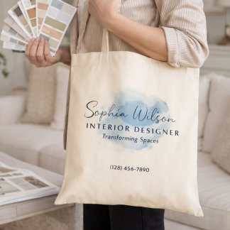 Elegante Berufliche Aquarellzeichnung Tragetasche