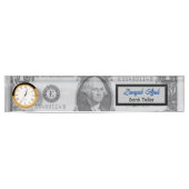 Elegante Berufliche Dollar-One-Money-Front Namensplakette (Vorderseite)