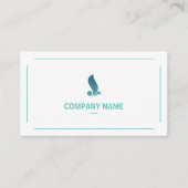 Elegante berufliche Geschäfts-Karte Visitenkarte (Vorderseite)