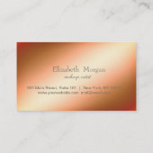 Elegante Berufliche Glitzer Lashes Loyalität Karte (Rückseite)