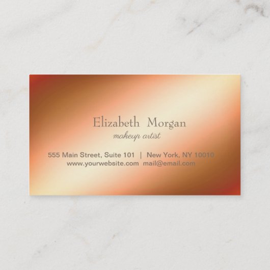 Elegante Berufliche Glitzer Lashes Loyalität Karte (Rückseite)