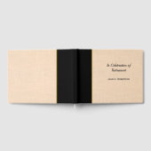 Elegante Berufliche Imitate Tweed Retirement Gästebuch (Voll)