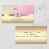 Elegante Berufliche Kuchen Mixer Blume Bäckerei Bu Visitenkarte (Vorne/Hinten)