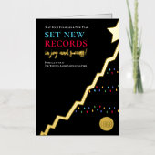 Elegante Berufliche Linien Grafik Weihnachtsbaum (Vorderseite)