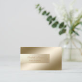 Elegante Berufliche Minimalistisch Moderne Visitenkarte (Stehend Vorderseite)