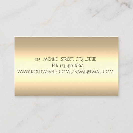 Elegante Berufliche Mixer Blume Bäckerei Visitenkarte (Rückseite)