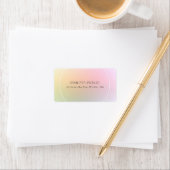 Elegante Berufliche Moderne Einfache Trendy Adressaufkleber (Insitu)