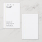 Elegante Berufliche moderne Minimalistische Vorlag Visitenkarte (Vorne/Hinten)